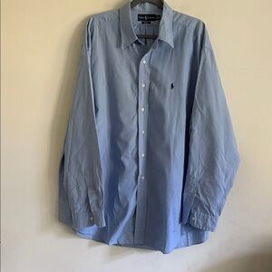 Ralph Lauren Blue Blake Button Down Shirt Size XXL